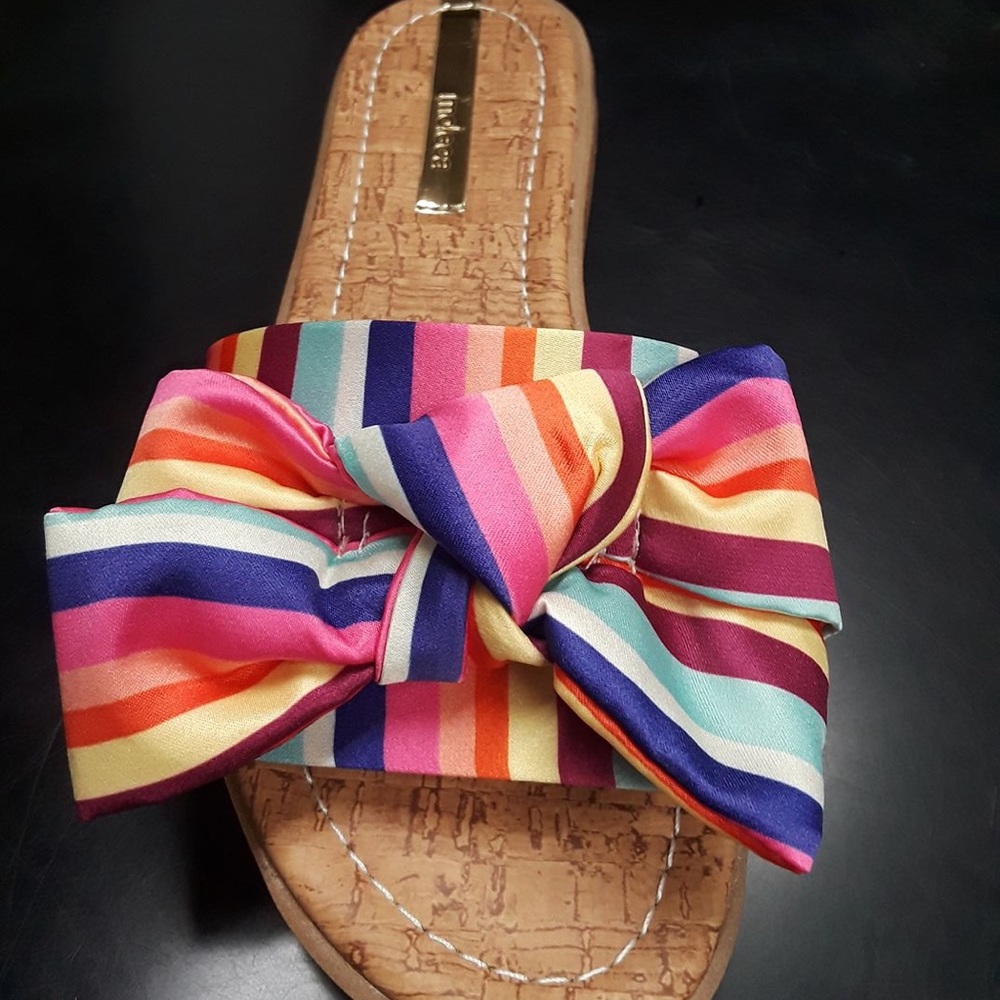 colorblock espadrille flat